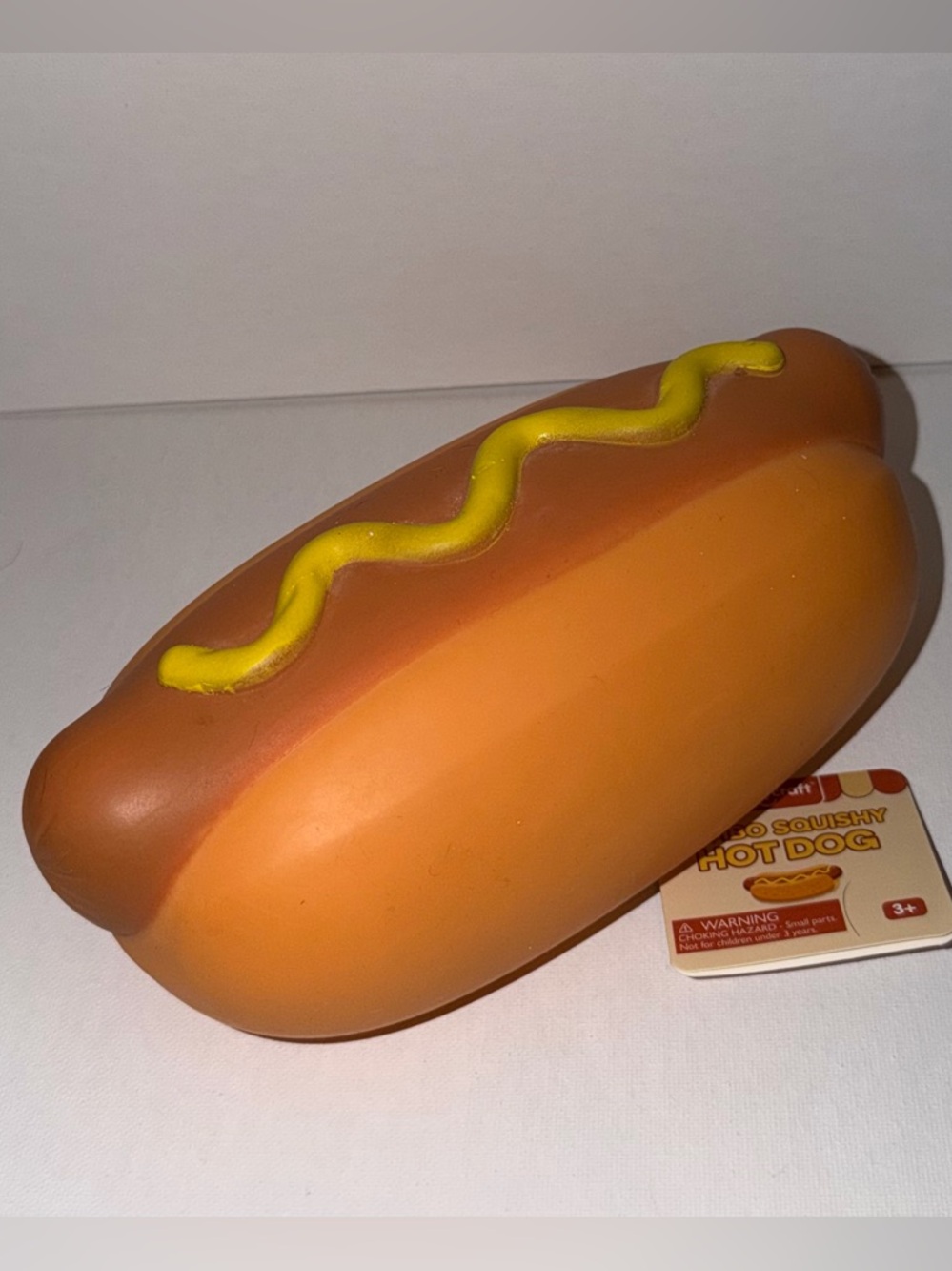 Hot Dog jumbo squishy- Keycraft - Five Below - ships ASAP